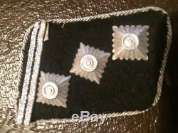 WW2 German Elite collar tab + shoulders board 100% original waffen xx LAH