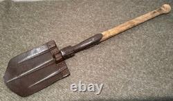 WW2 German Entrenching Tool daq 1941 H Klappspaten Shovel Heer Issue WH