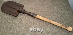 WW2 German Entrenching Tool daq 1941 H Klappspaten Shovel Heer Issue WH