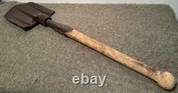 WW2 German Entrenching Tool daq 1941 H Klappspaten Shovel Heer Issue WH