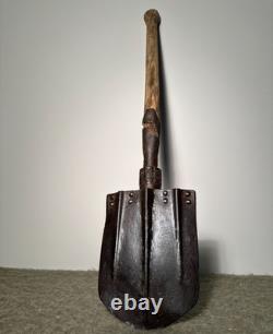 WW2 German Entrenching Tool daq 1941 H Klappspaten Shovel Heer Issue WH