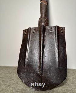WW2 German Entrenching Tool daq 1941 H Klappspaten Shovel Heer Issue WH