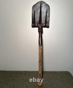WW2 German Entrenching Tool daq 1941 H Klappspaten Shovel Heer Issue WH