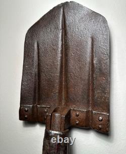 WW2 German Entrenching Tool daq 1941 H Klappspaten Shovel Heer Issue WH