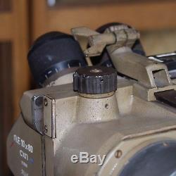 WW2 German FLAK Binoculars 10x80 cxn with Wooden Tripod ORIGINAL NOT RESTORED