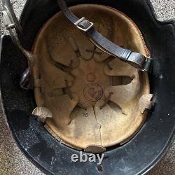 WW2 German Feuerpolizei M34 Helmet Original Militaria