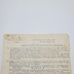 WW2 German Field Order, Inf. Rgt. 6, 29 Sept 1941 Eastern Front, signed Barbarossa