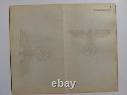 WW2 German Framed Map Rare Original'NORDWEST-DEUTSCHLAND