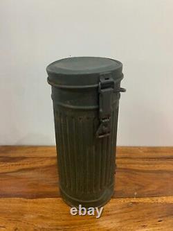 WW2 German Gas Mask And Cannister Original Condition With Spare Lens