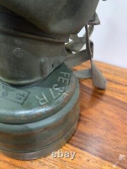 WW2 German Gas Mask And Cannister Original Condition With Spare Lens