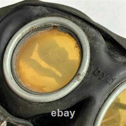 WW2 German Gas Mask Black GM 38 With FE37 Filter & Black PRESTAG 1936 Canister