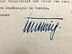 WW2 German General Albert Kesselring Autograph
