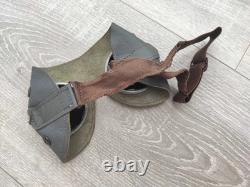 WW2 German Goggles Wehrmacht Military Protective Glasses Panzer Kradmelder Pouch