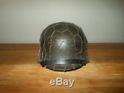 WW2 German Heer M35 Combat Helmet VET BRING-BACK 100% ORIGINAL NICE