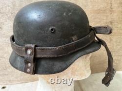 WW2 German Helmet Carrier Trench Made by Soldier