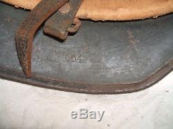 WW2 German Helmet M35 with Liner and Chinstrap Q64 Original