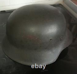 WW2 German Helmet M42 Original Size 68 shell