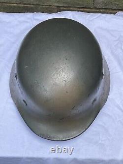 WW2 German Helmet Original Normandy Camo Ex-Wire