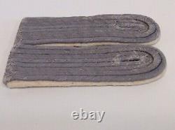 WW2 German Infantry Officer Shoulder Boards, Original Late War Produced