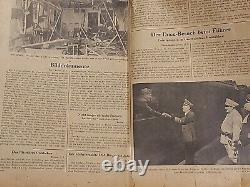 WW2 German July 1944 VALKYRIE Plot Hitler Wolf's Lair ORIGINAL NEWSPAPER WWII