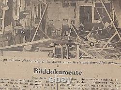 WW2 German July 1944 VALKYRIE Plot Hitler Wolf's Lair ORIGINAL NEWSPAPER WWII