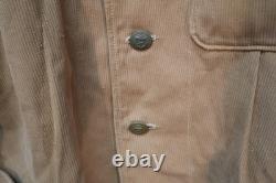 WW2 German Kriegsmarine Navy Corduroy Deck Jacket Anchor Buttons / Vents, Marked