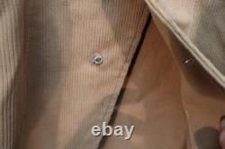 WW2 German Kriegsmarine Navy Corduroy Deck Jacket Anchor Buttons / Vents, Marked