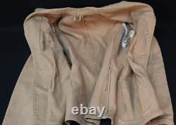 WW2 German Kriegsmarine Navy Corduroy Deck Jacket Anchor Buttons / Vents, Marked