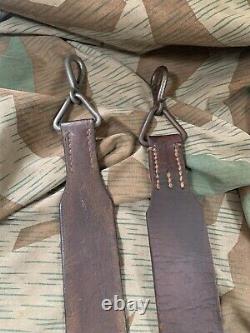 WW2 German Lafette Tripod Leather Carry Slings Strap Original MG 34 42 Wehrmacht