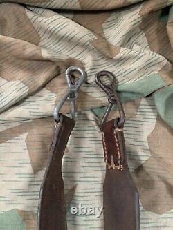 WW2 German Lafette Tripod Leather Carry Slings Strap Original MG 34 42 Wehrmacht