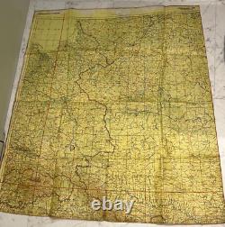 WW2 German Luftwaffe Air Force Pilot's Map Original Poland 1941
