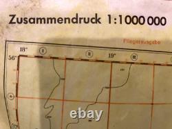 WW2 German Luftwaffe Air Force Pilot's Map Original Poland 1941