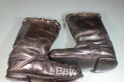 WW2 German Luftwaffe Cold Weather Pilot Flight Crew Fur Lined Boots. 1937. NICE