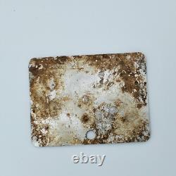 WW2 German Luftwaffe Flak Regt 22 Effects Tag Nr72 Doberitz Aluminum Original
