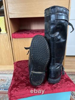 WW2 German Luftwaffe High-Altitude Flight Boots Leather Heated Willop Original