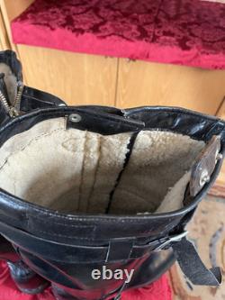 WW2 German Luftwaffe High-Altitude Flight Boots Leather Heated Willop Original