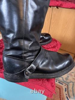WW2 German Luftwaffe High-Altitude Flight Boots Leather Heated Willop Original