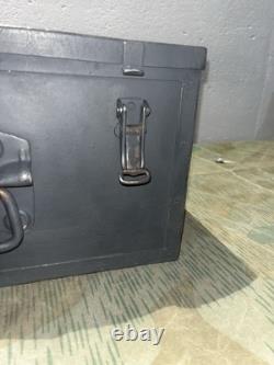 WW2 German Luftwaffe Original Torn Eb Radio Fu W1 Transport Storage Box DIJ Mark