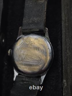 WW2 German Luftwaffe Pilot Watch Zur Erinnerung an meine Dienstzeit Engraved