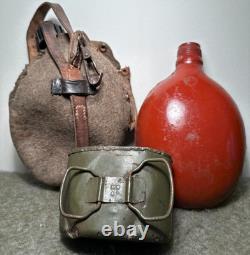 WW2 German M31 Canteen Set MN 1944 with Bakelite Cap & MN 43 Cup Original