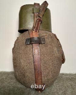 WW2 German M31 Canteen Set MN 1944 with Bakelite Cap & MN 43 Cup Original