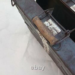 WW2 German M39 SMOKE G. STORAGE/TRANSPORTATION CASE. Nebelhandgranate 39