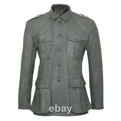 WW2 German M40 Field Grey Wool Tunic Repro Army 4 pocket Jacket