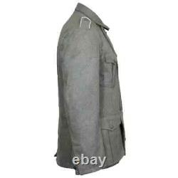 WW2 German M40 Field Grey Wool Tunic Repro Army 4 pocket Jacket