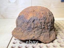 WW2 German M40 Helmet Relic Courland Pocket Kurland Uncleaned Dug Find #142
