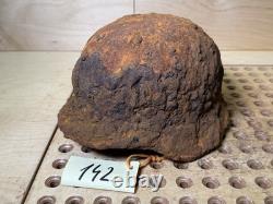 WW2 German M40 Helmet Relic Courland Pocket Kurland Uncleaned Dug Find #142