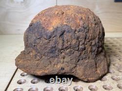 WW2 German M40 Helmet Relic Courland Pocket Kurland Uncleaned Dug Find #142