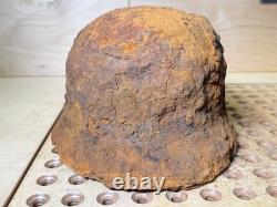 WW2 German M40 Helmet Relic Courland Pocket Kurland Uncleaned Dug Find #142