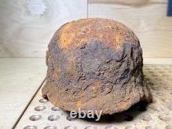 WW2 German M40 Helmet Relic Courland Pocket Kurland Uncleaned Dug Find #142