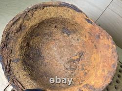 WW2 German M40 Helmet Relic Courland Pocket Kurland Uncleaned Dug Find #142